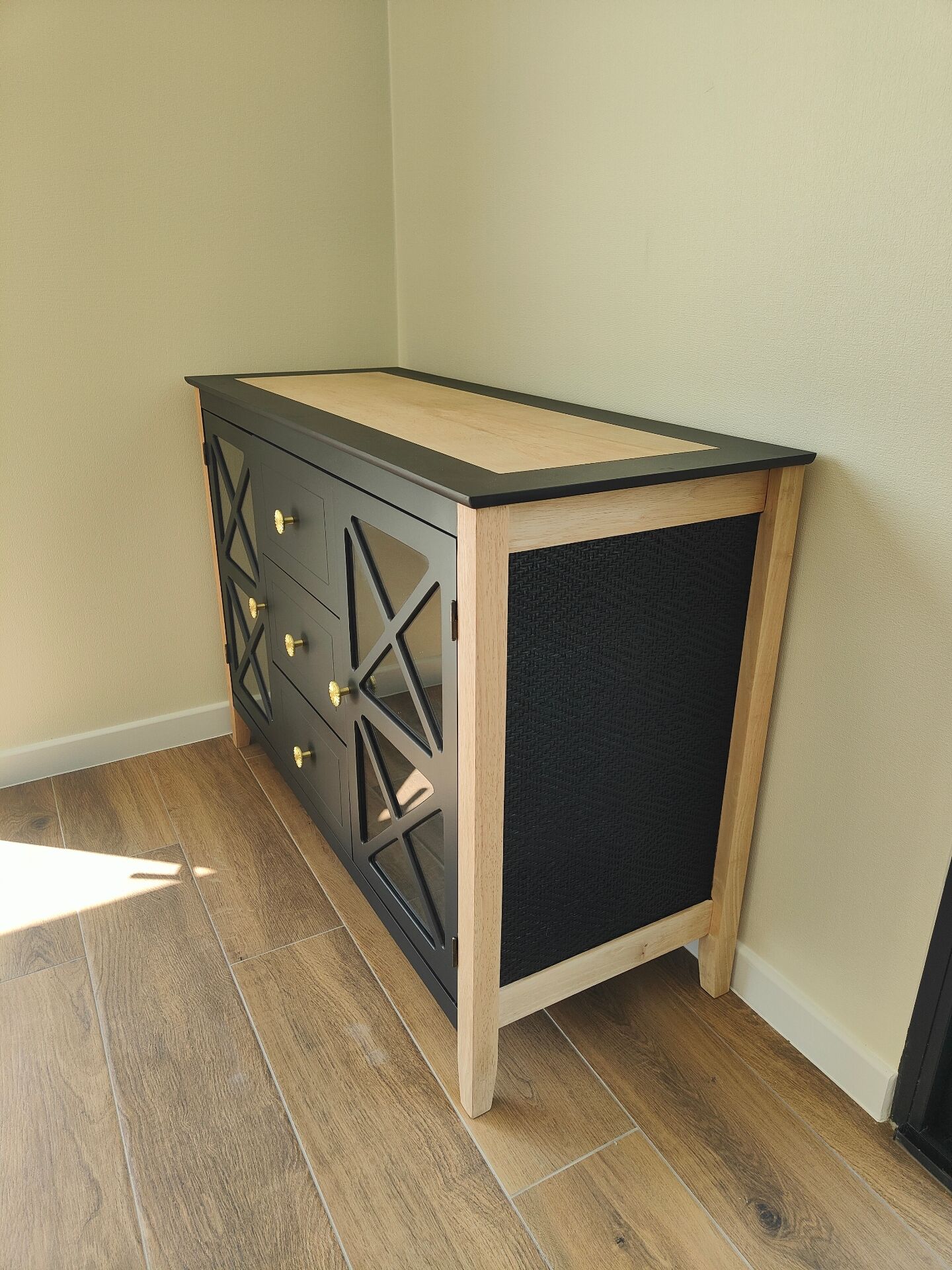 Matte black furniture