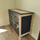 Matte black furniture