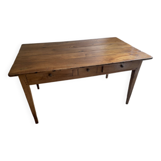 Table vintage merisier 150 cm
