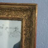 Mirror restoration in Golden stucco
