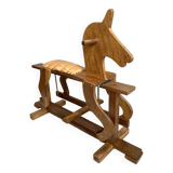 Old wooden rocking horse