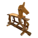 Old wooden rocking horse