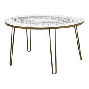 Table basse en mosaïque,