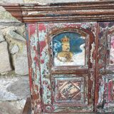 Nepalese furniture with photo of the king
