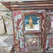 Nepalese furniture with photo of the king