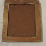 Paint pot flowers signed framework