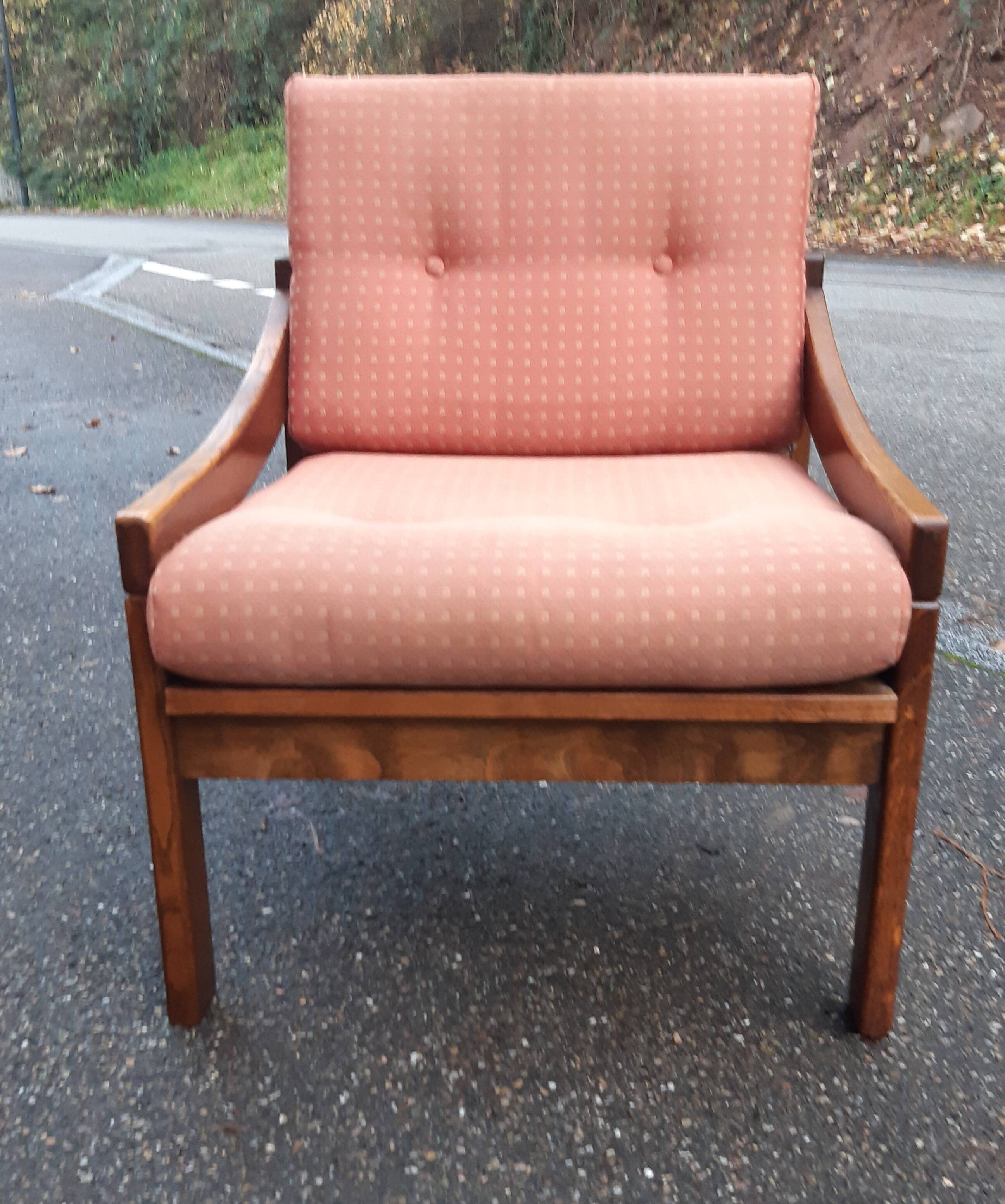 Scandinavian fireside chair from the 70s