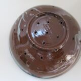 Salad bowl, Catalan ceramic drainer, decorated