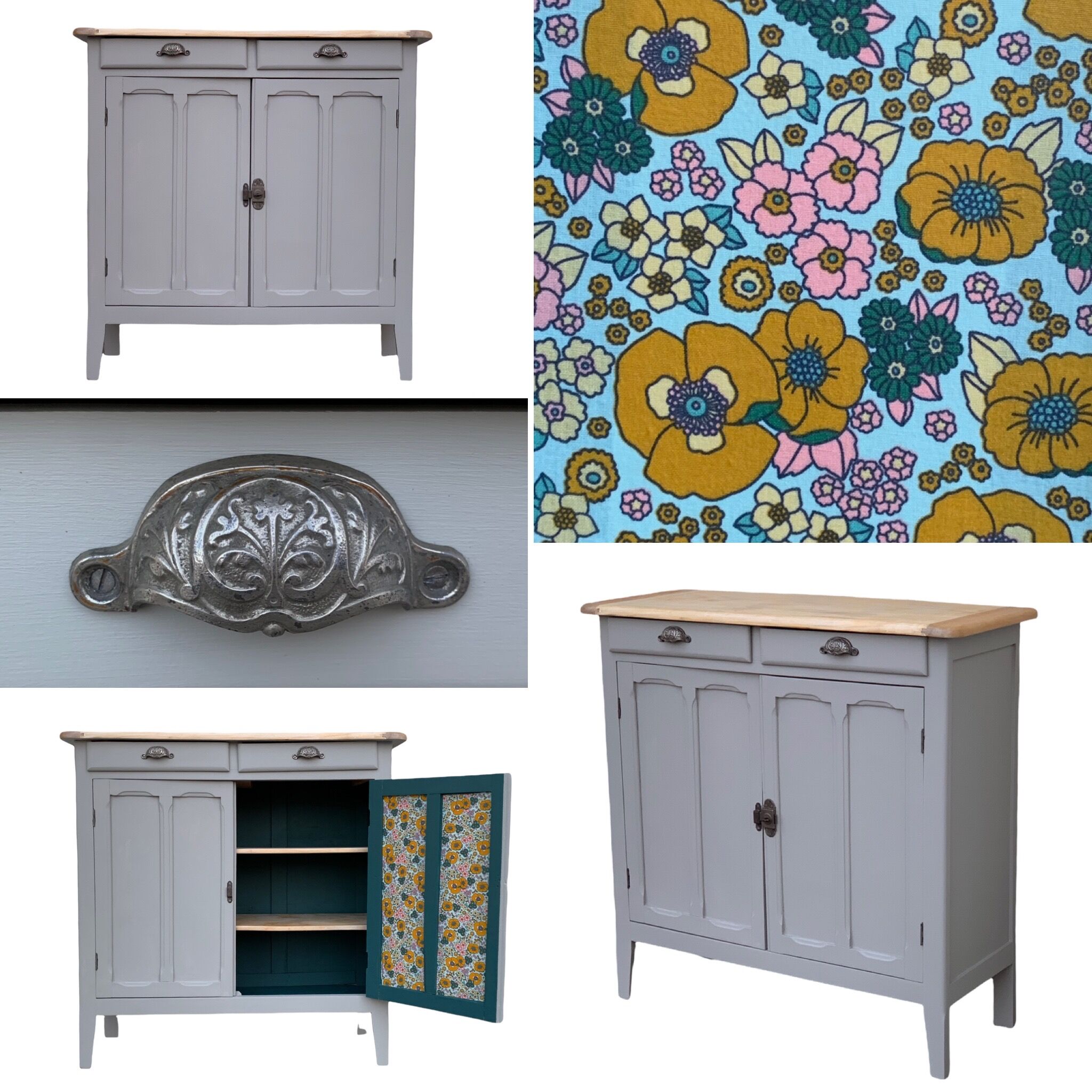 Vintage Parisian buffet 100x100