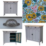 Vintage Parisian buffet 100x100