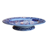 Presentation plate on pedestal, Japan model, by Creil and Montereau, 19th century
