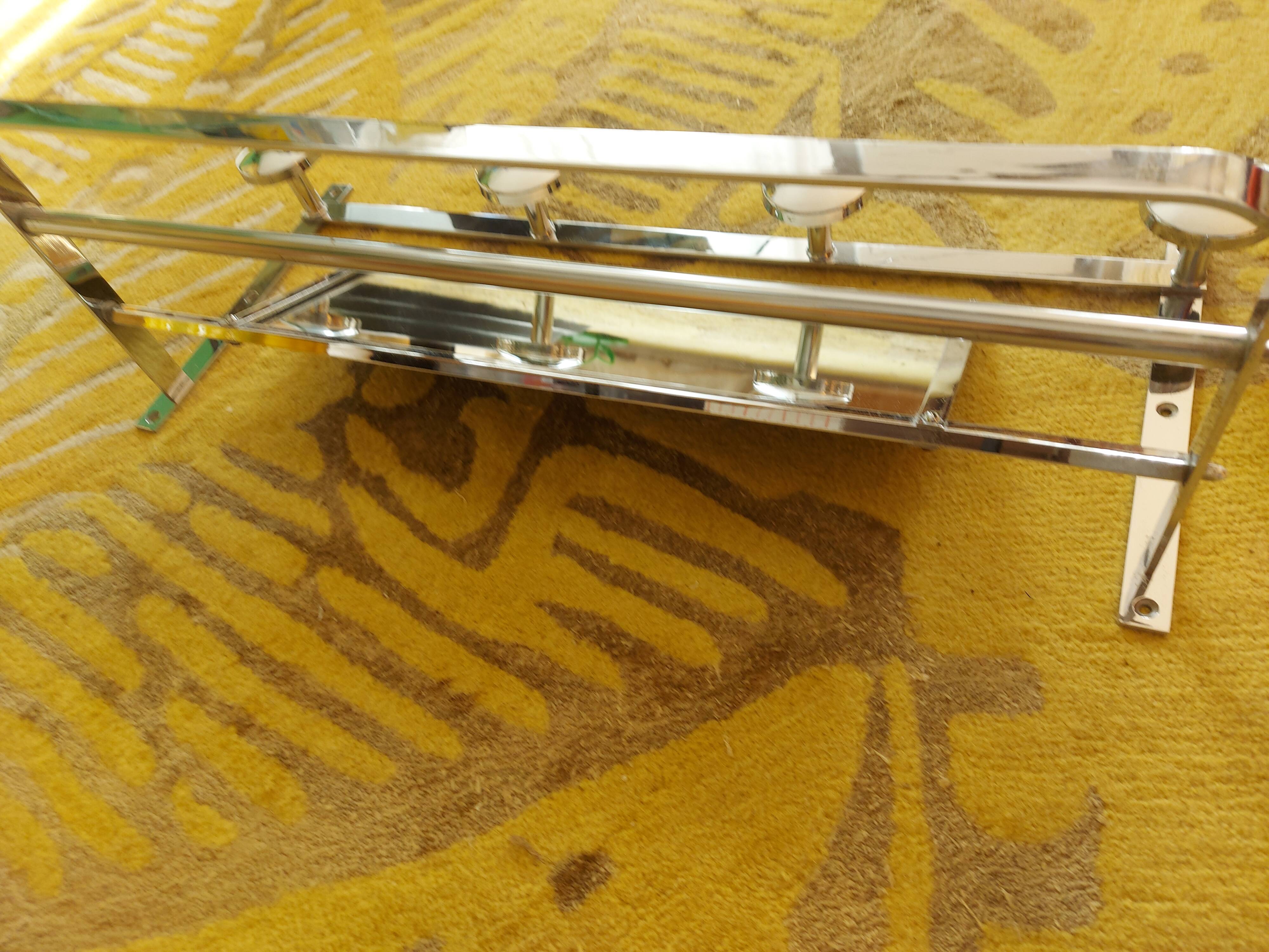 Wall-mounted mat rack, 40's hat rack