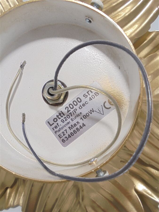 Sconce golden flower