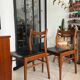 Chaises vintage style scandinave