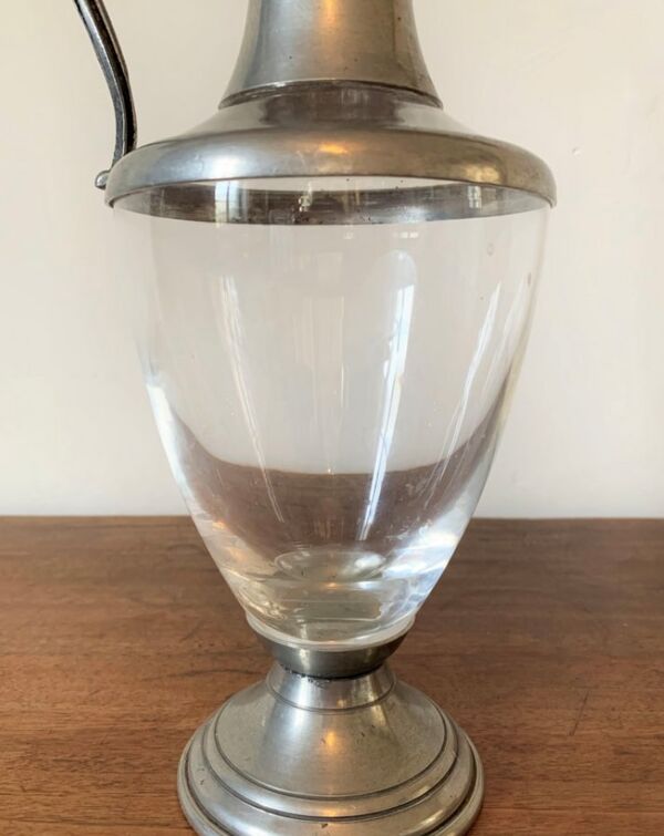 Aiguière, Verre et étain, vers 1950