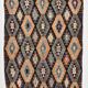 5x7 Green & Purple Geometic Persian Kilim Rug, 162x218Cm