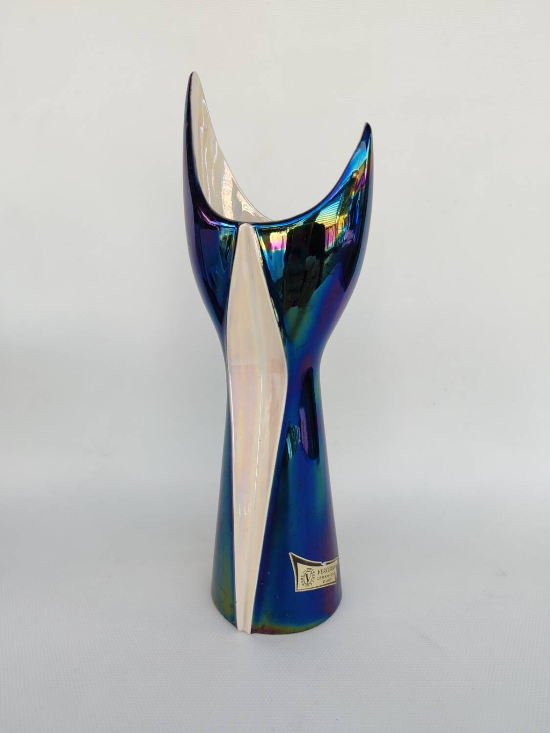 Verceram ceramic vase. The 50's.
