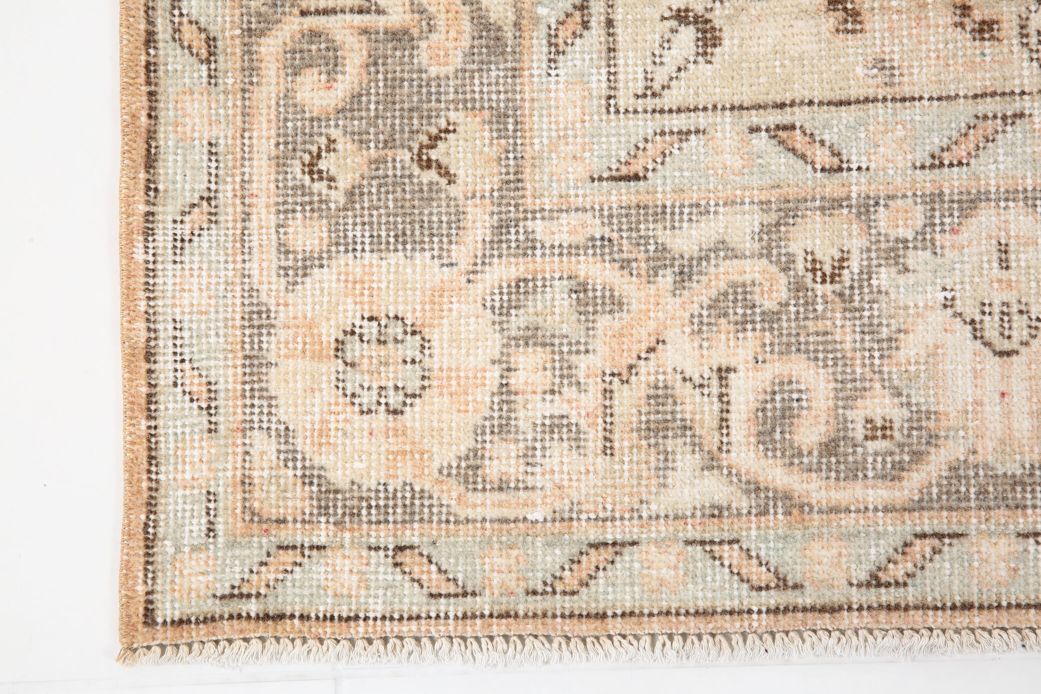 7x11 classic turkish vintage rug, vintage carpet rug 331x205cm