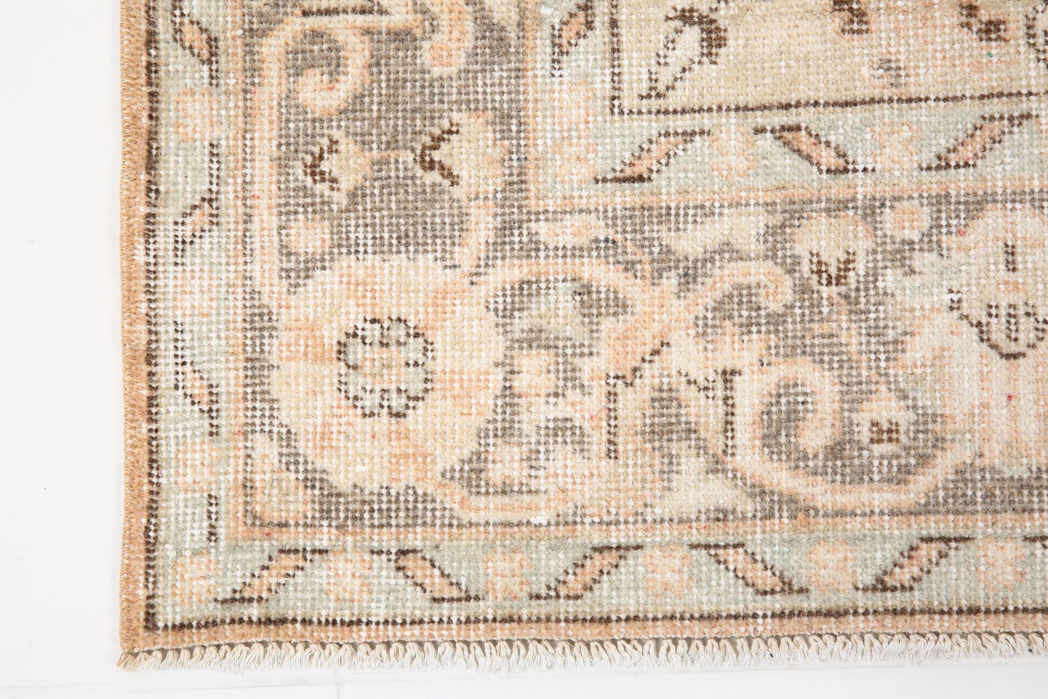 7x11 classic turkish vintage rug, vintage carpet rug 331x205cm