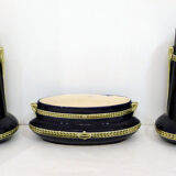 Set of earthenware vases and planters