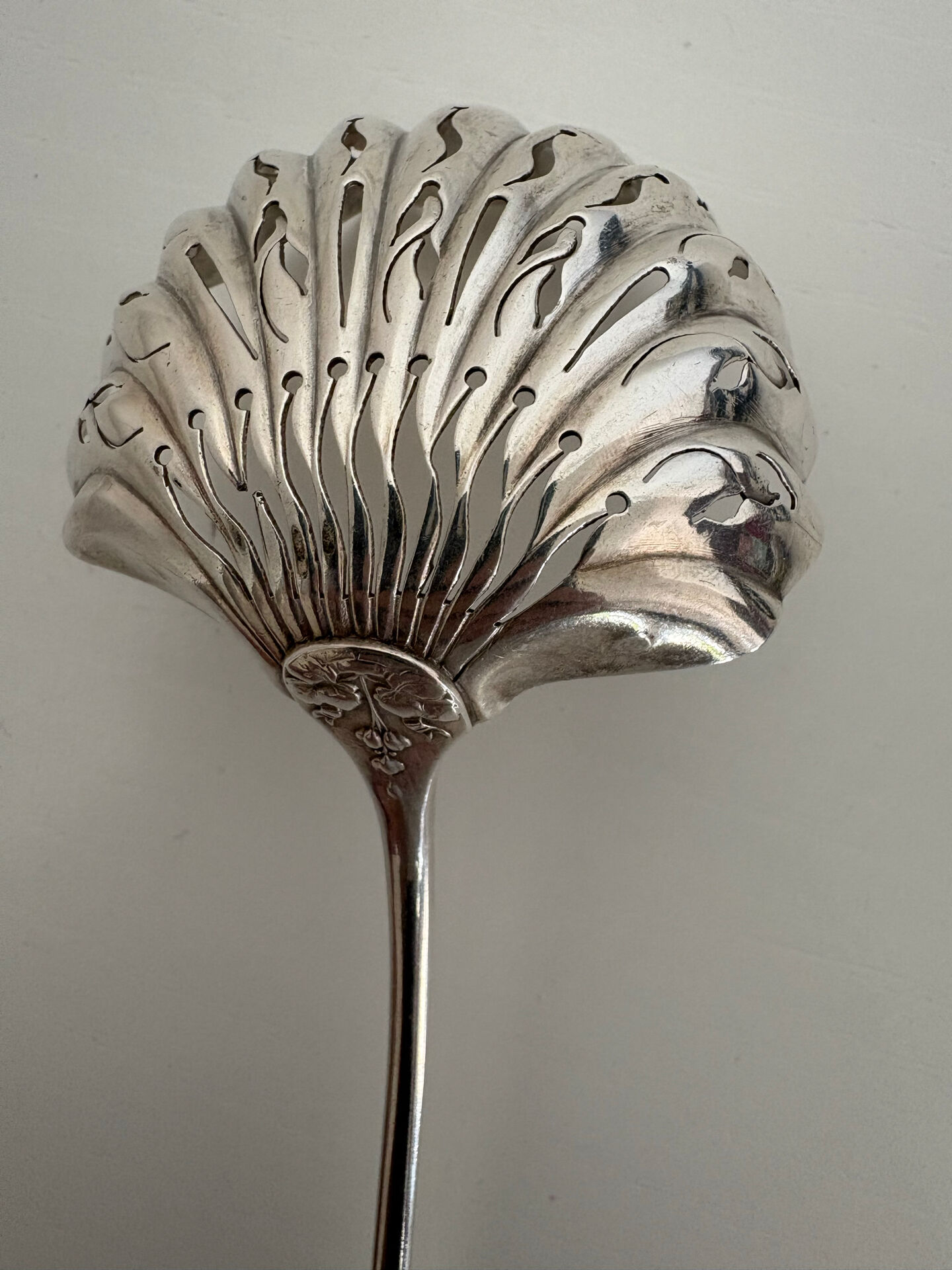 Cuillère, saupoudreuse en argent