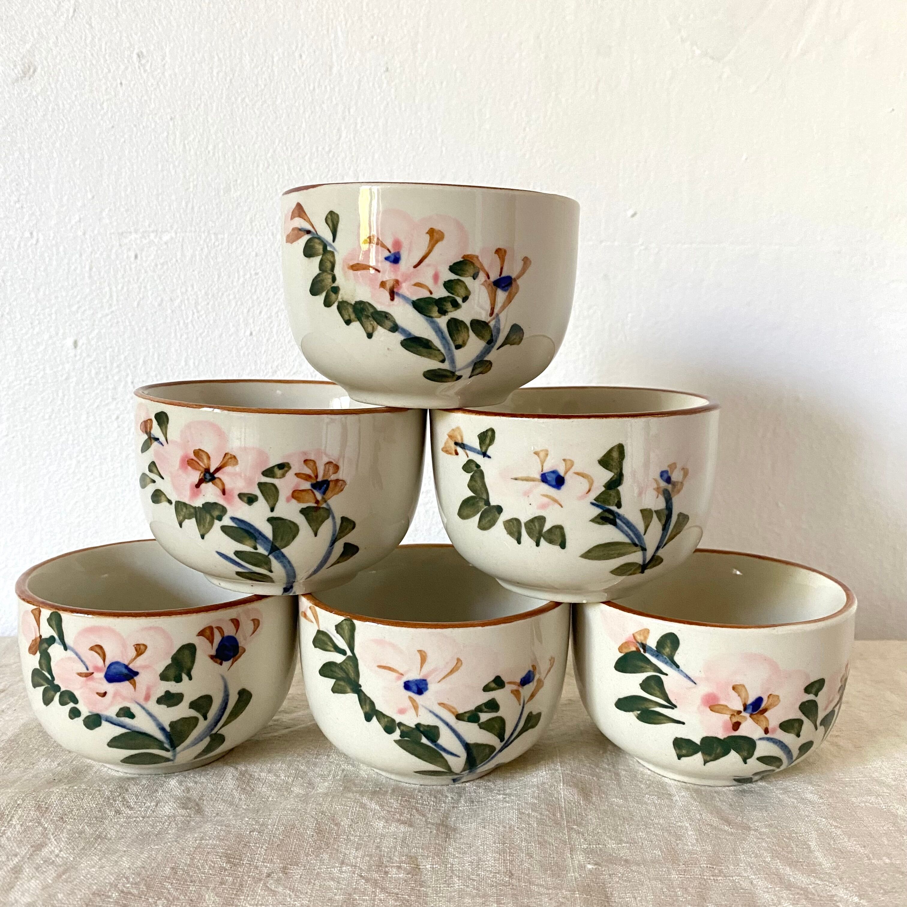 Vintage tea bowls