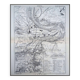 Bern, old map, printed in 1844.