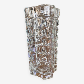 Vase vintage en cristal Luminarc Windsor