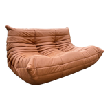 Ligne Roset Togo 2seater, Cognac Leather
