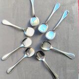8 cuillères à glace Christofle, modèle Perles