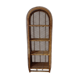 Rattan shelf