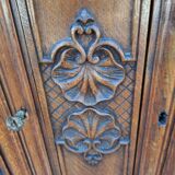 Regency style buffet with glass panels