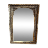 Miroir en bois de Teck 18éme, Inde Rajasthan