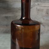 Amber glass bottle