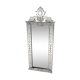 Venetian mirror with floral decoration pediment