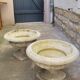 Pair of medicis vases in old reconstituted stone 1950s