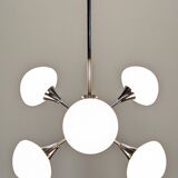 Space Age Sputnik chandelier with 6 lights, 50s-60s