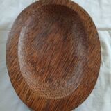 2 plats en bois de coco