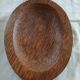 2 plats en bois de coco