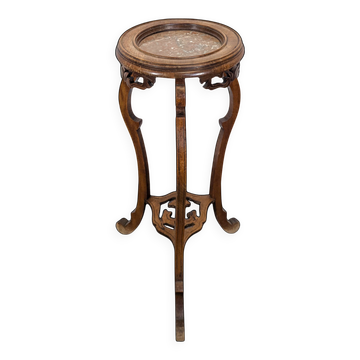 Japanese-style marble top stool