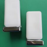 Pair of vintage bathroom design wall lights