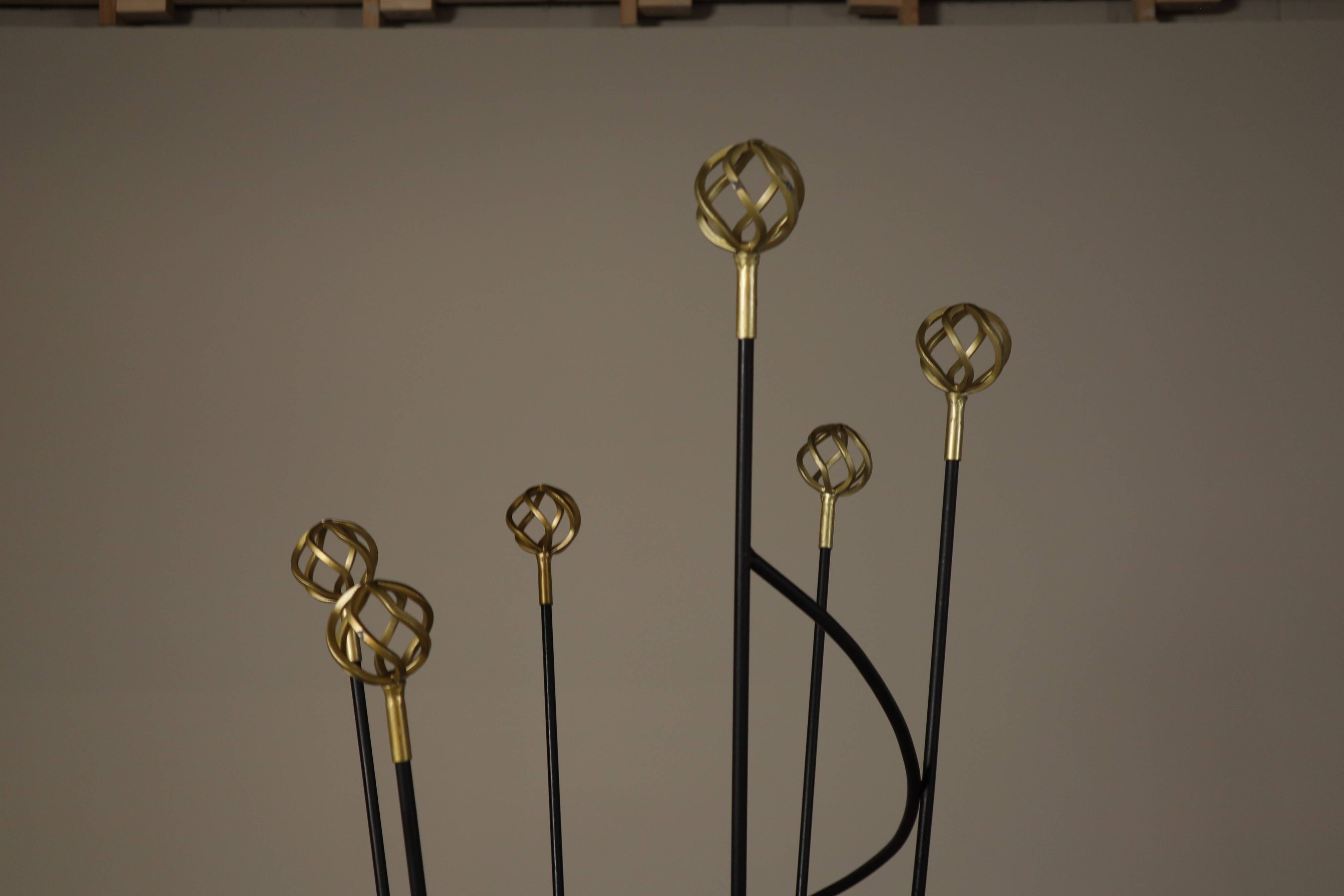 Freestanding Coat and Hat Stand in the Style of Roger Féraud