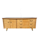 Enfilade bois clair pieds compas