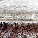 Tapis Cachemire soie fait main 151x92cm