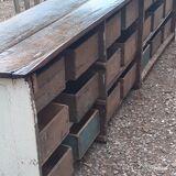 Loom cabinet with drawers