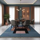 Berber rug in natural wool 3x2 m