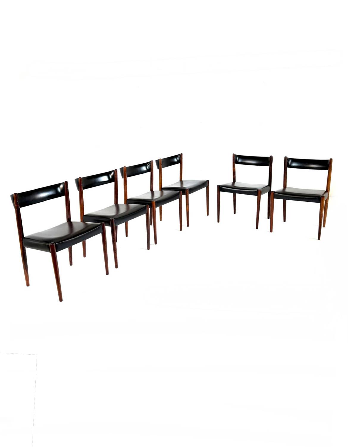 6x vintage Danish chair in Rosewood ‘60