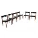 6 chaises vintage danoises en palissandre des années 60