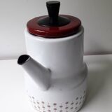 Cafetière en tôle émaillée 1960 (A1)