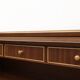 Antique and antique desk, marquetry. After professional renovation.